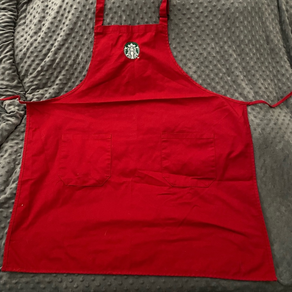 Red Starbucks Holiday Exclusive Apron